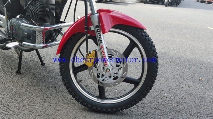 Red Chinese Copy Honda CG Motorcycle (5)